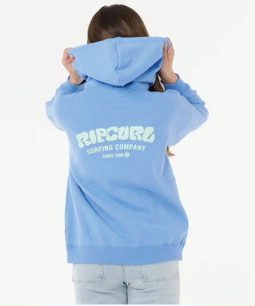 Rip Curl Surf Puff Hood - Girl - Blue